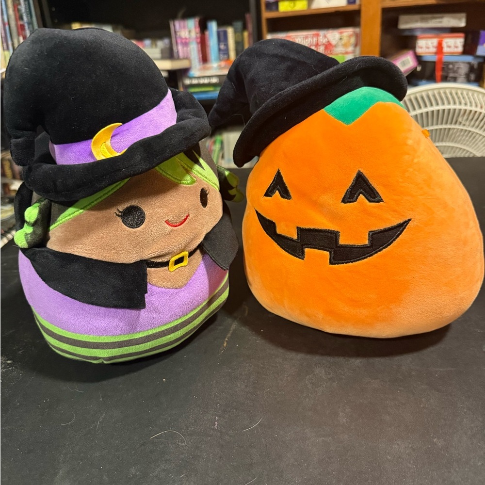 Squishmallows Witch and Pumpkin